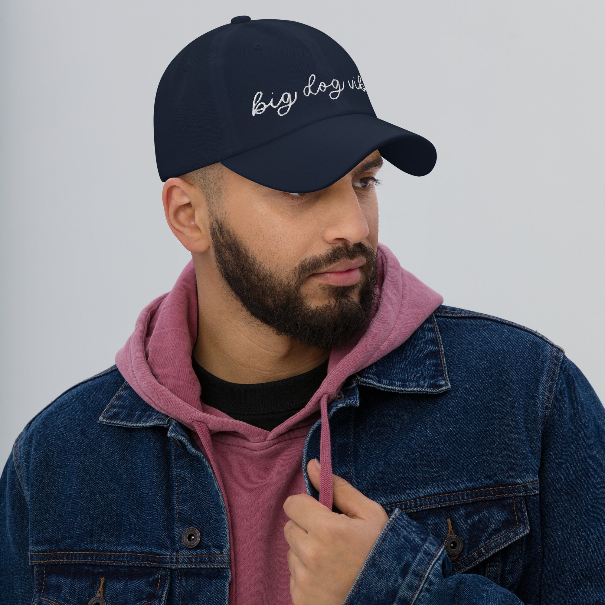 Choose Your Phrase Saint Bernard Dog Embroidered Dad Hat - Lucy + Norman