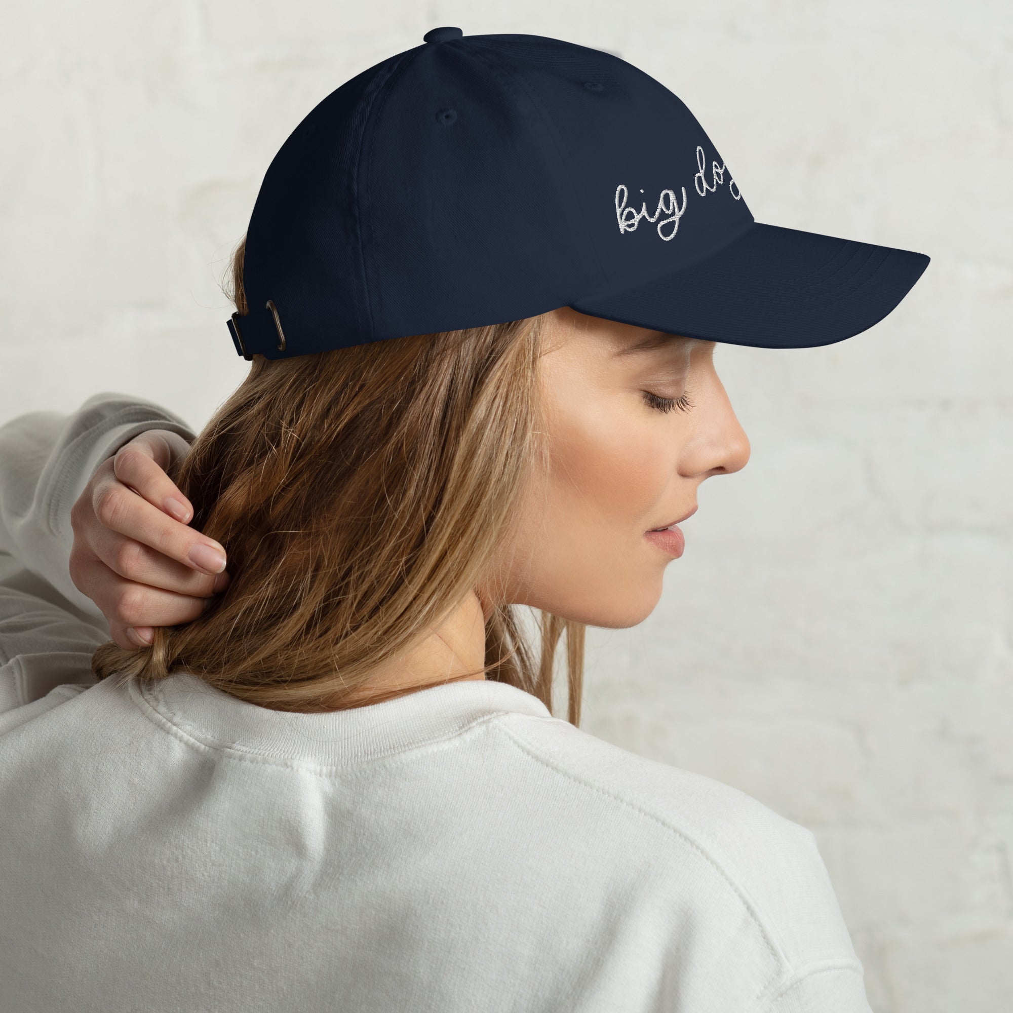 Choose Your Phrase Saint Bernard Dog Embroidered Dad Hat - Lucy + Norman