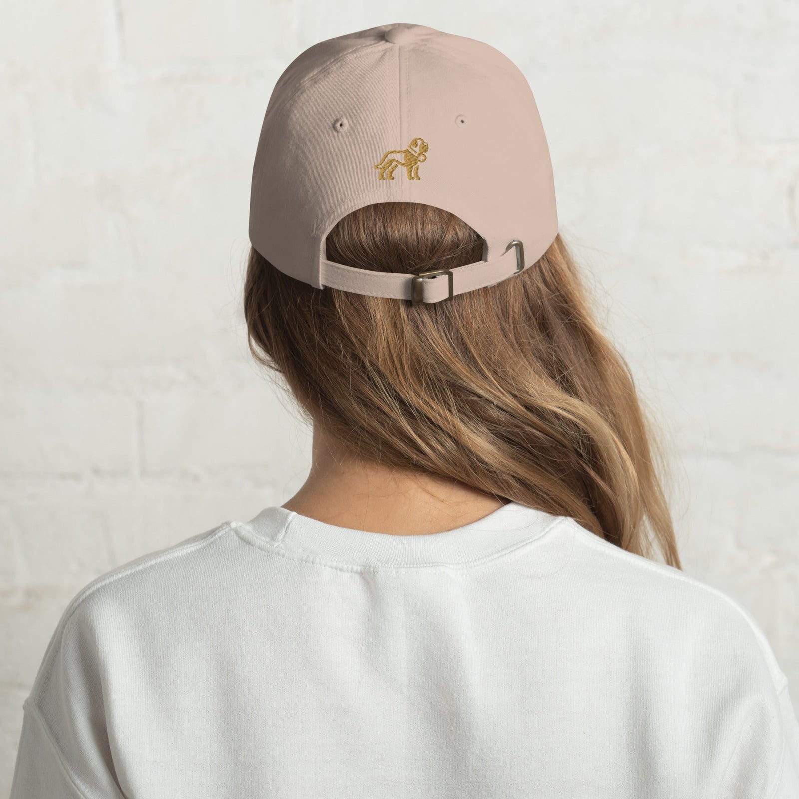 Choose Your Phrase Saint Bernard Dog Embroidered Dad Hat - Lucy + Norman