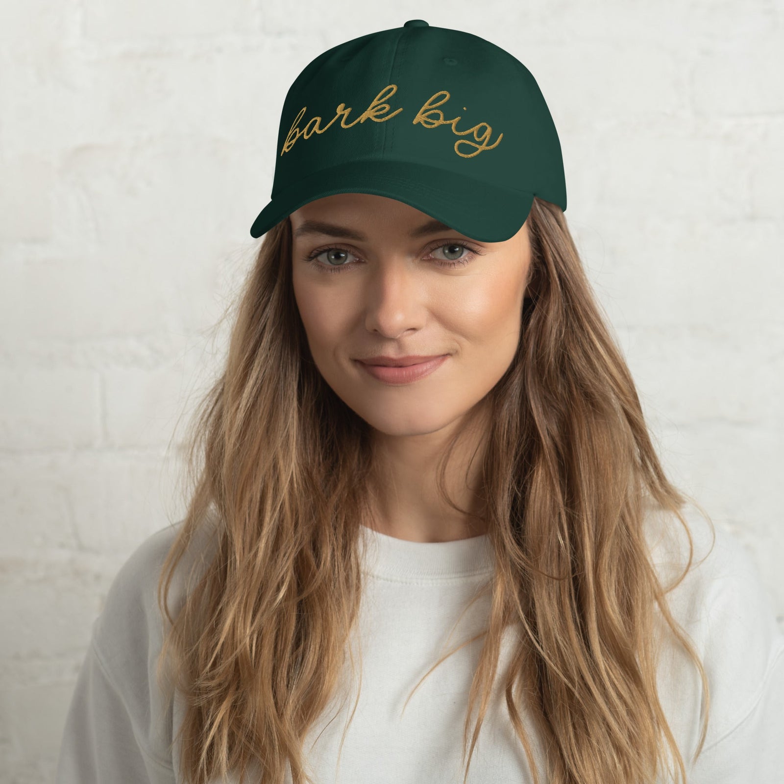 Choose Your Phrase Saint Bernard Dog Embroidered Dad Hat - Lucy + Norman
