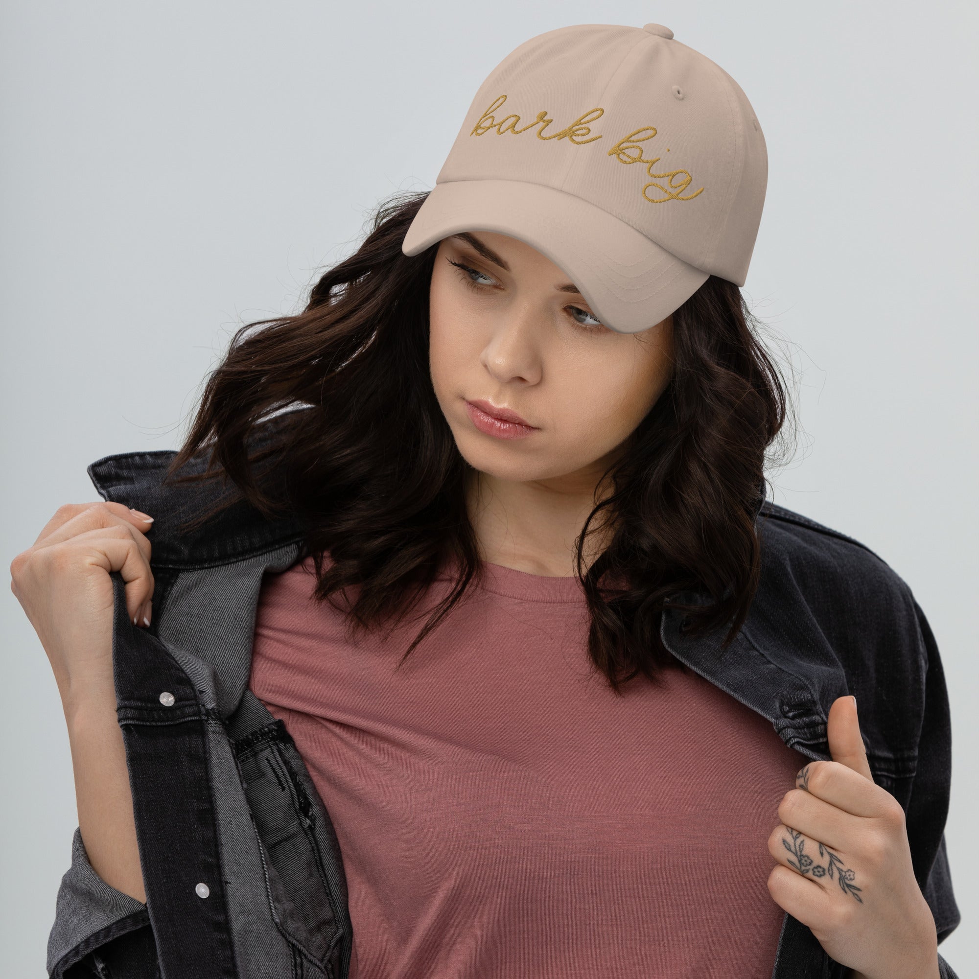 Choose Your Phrase Saint Bernard Dog Embroidered Dad Hat - Lucy + Norman