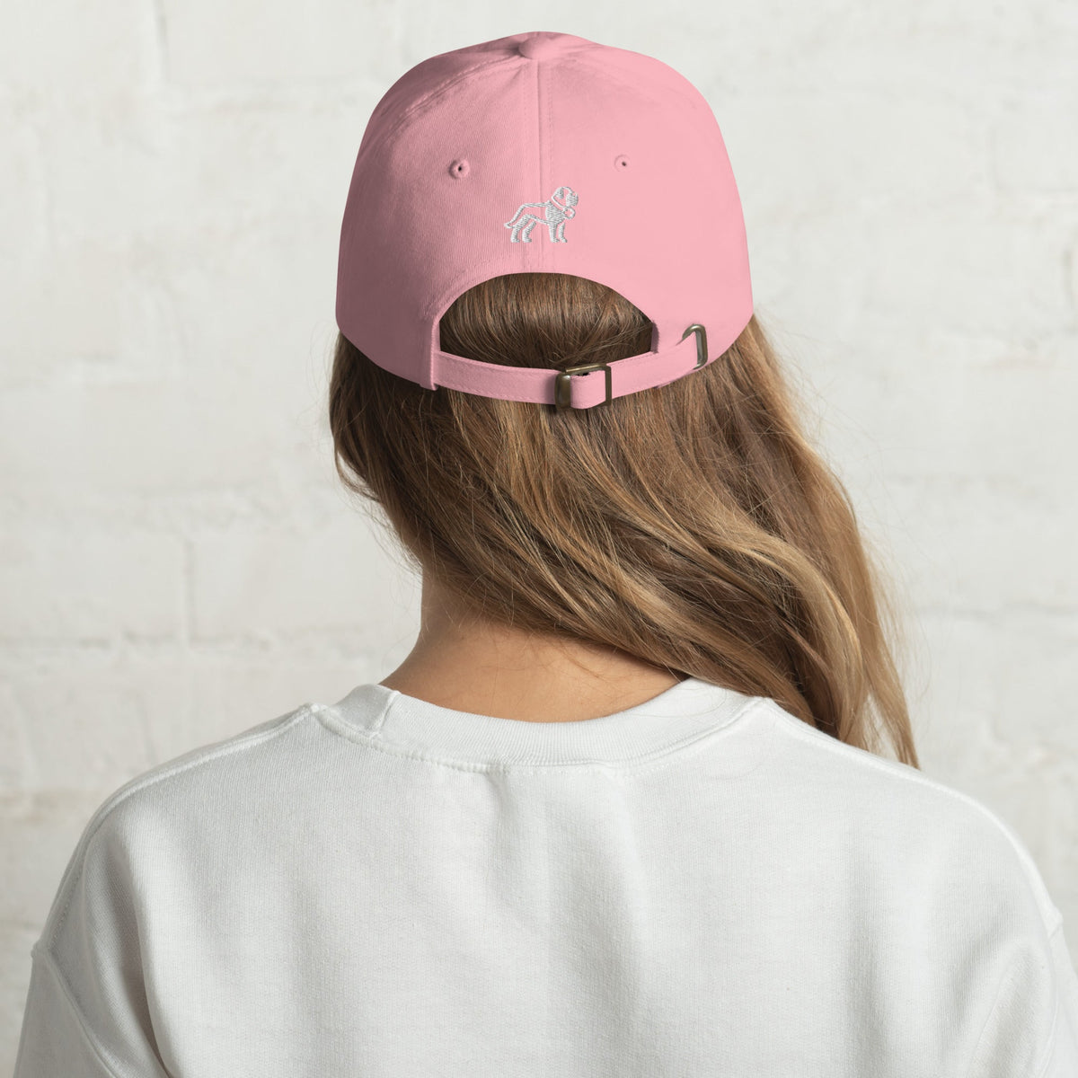 Choose Your Phrase Saint Bernard Dog Embroidered Dad Hat - Lucy + Norman