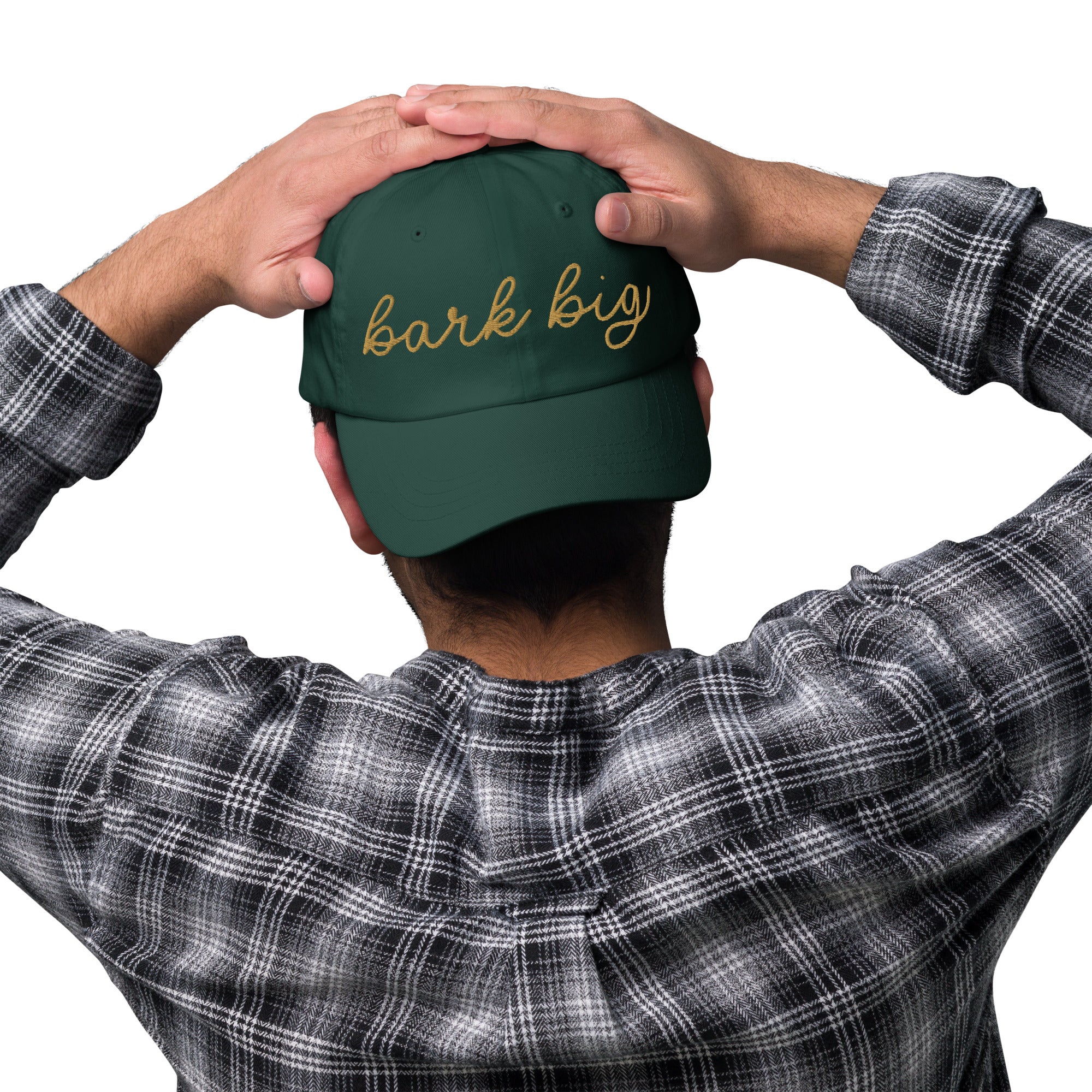 Choose Your Phrase Saint Bernard Dog Embroidered Dad Hat - Lucy + Norman