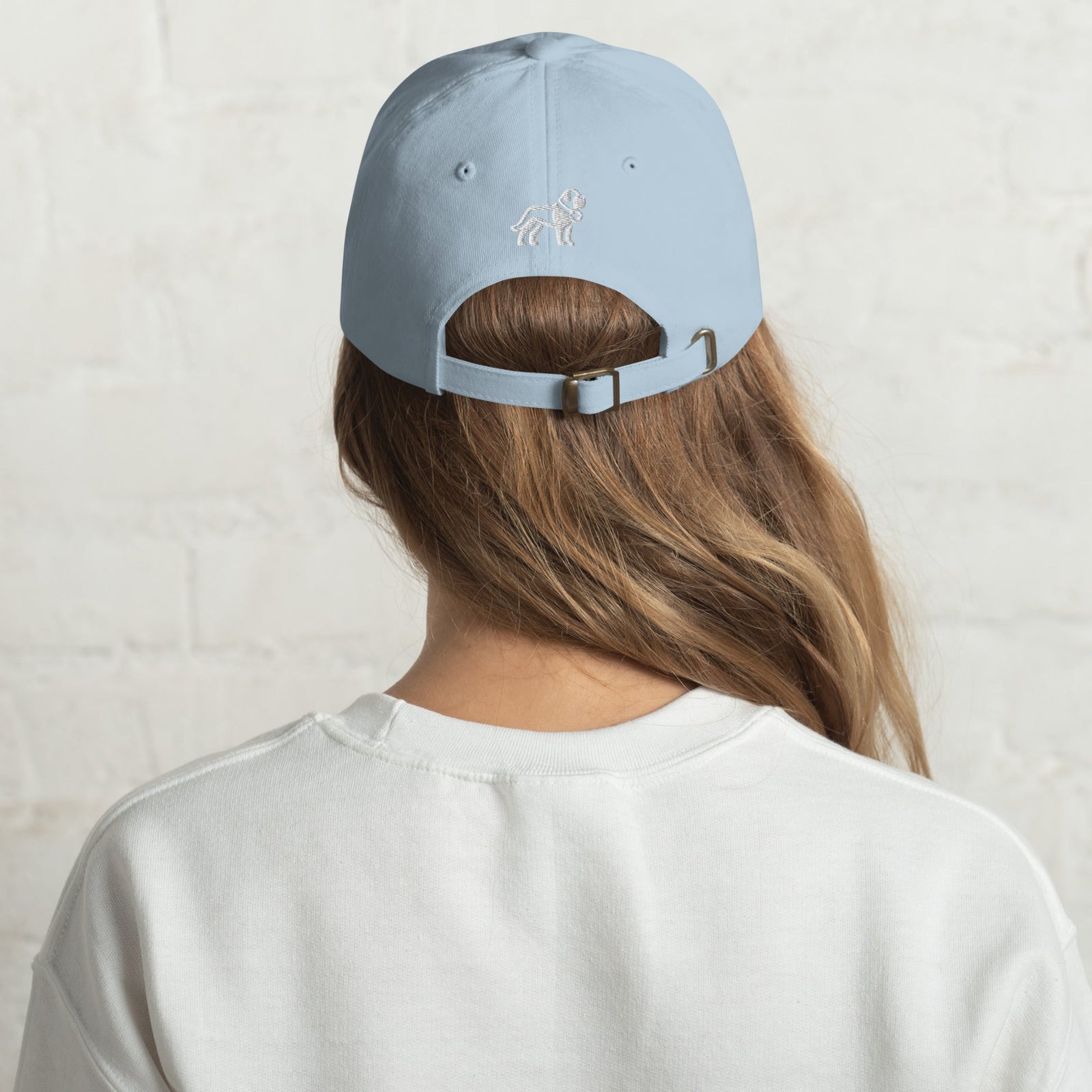 Choose Your Phrase Saint Bernard Dog Embroidered Dad Hat - Lucy + Norman