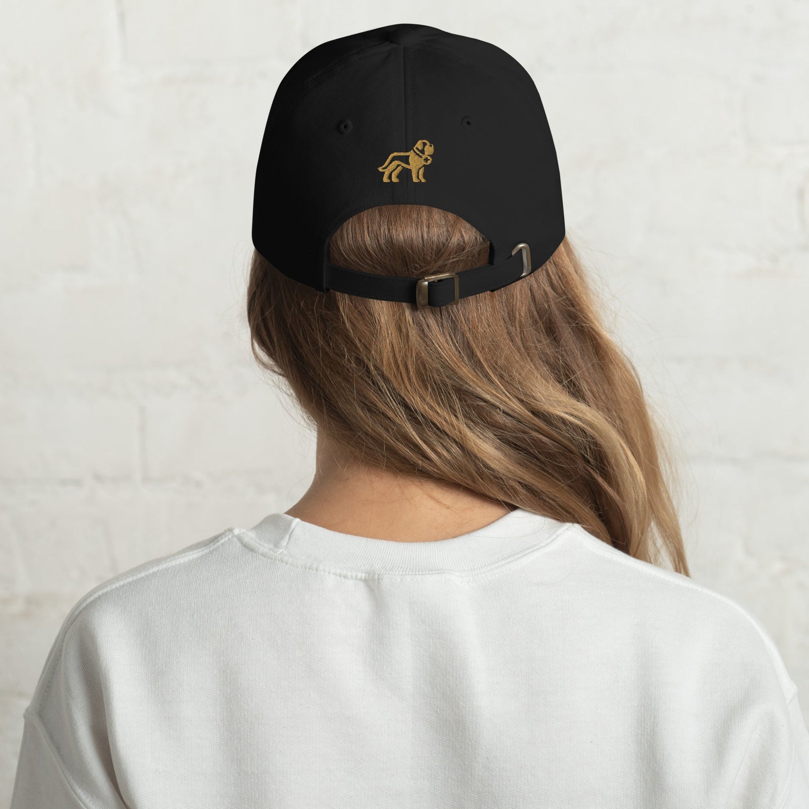 Choose Your Phrase Saint Bernard Dog Embroidered Dad Hat - Lucy + Norman
