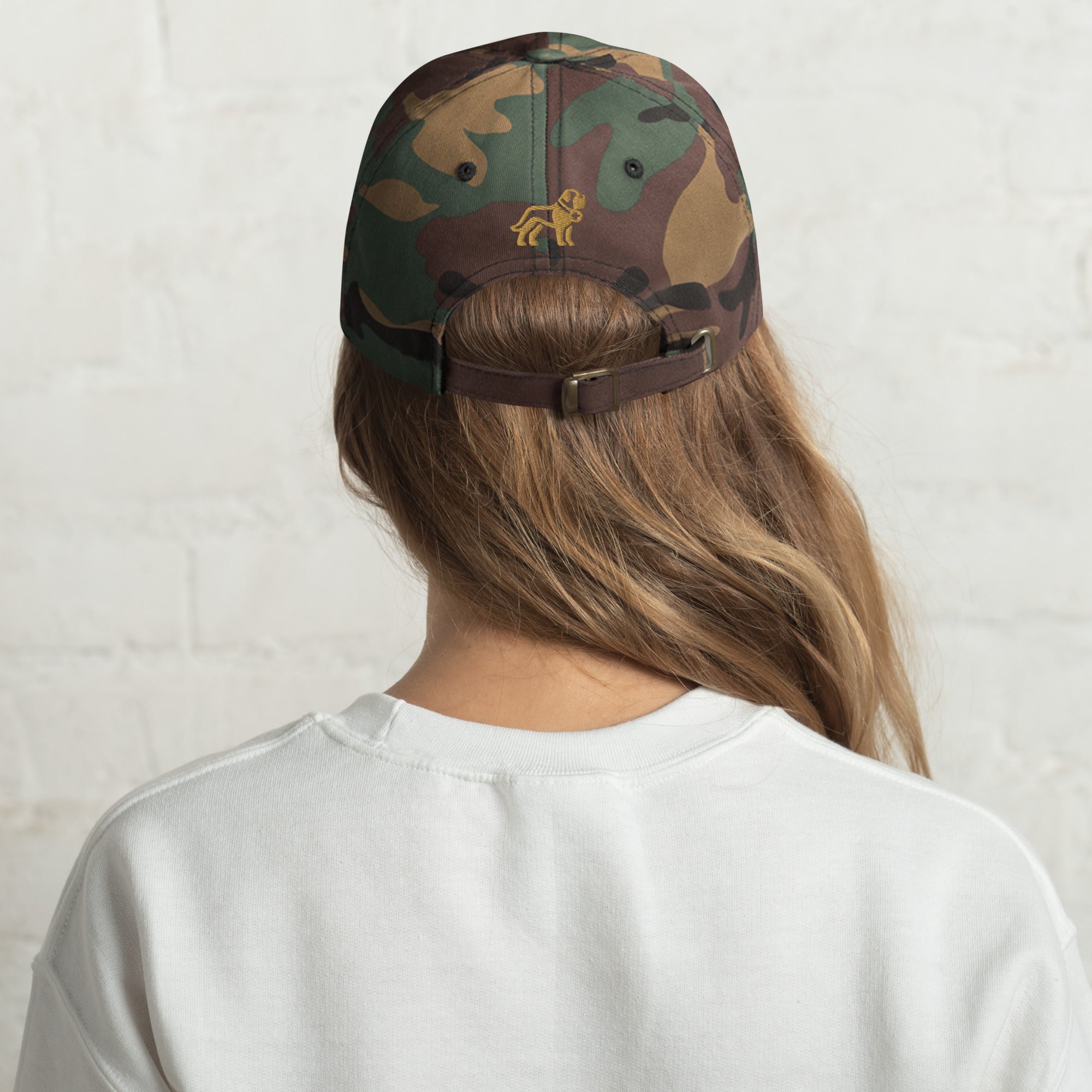 Choose Your Phrase Saint Bernard Dog Embroidered Dad Hat - Lucy + Norman