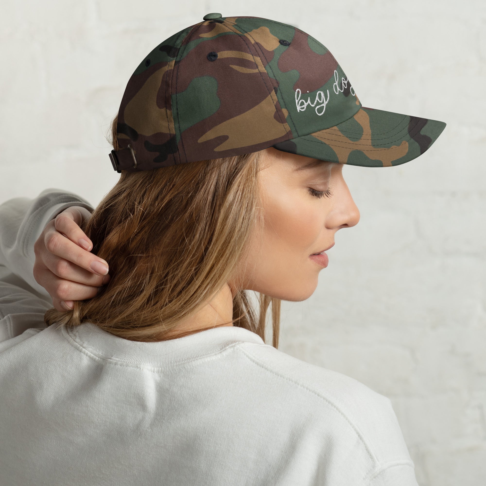 Choose Your Phrase Saint Bernard Dog Embroidered Dad Hat - Lucy + Norman