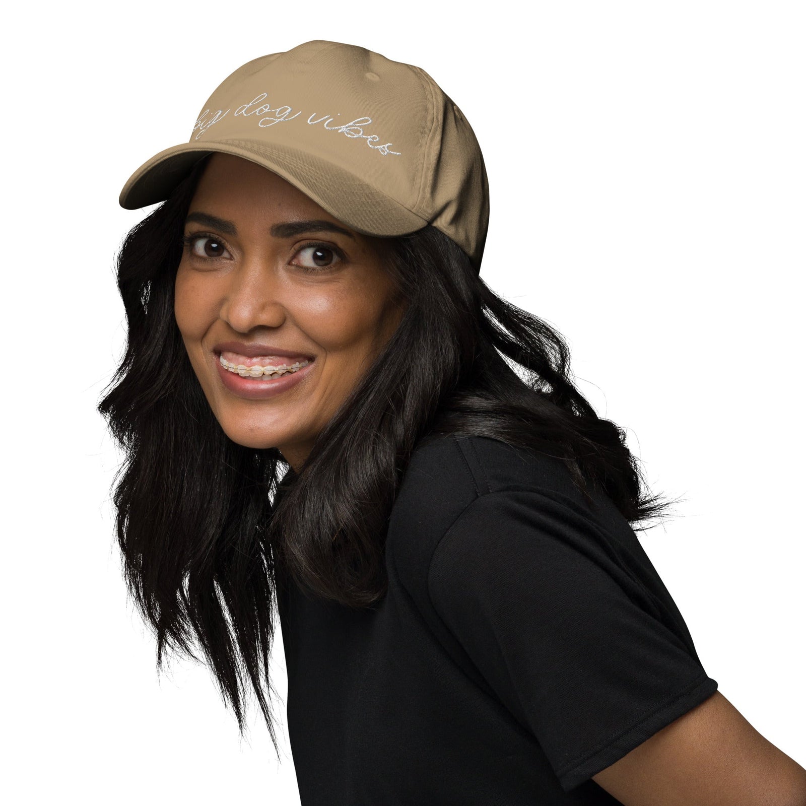 Choose Your Phrase Saint Bernard Dog Embroidered Dad Hat - Lucy + Norman