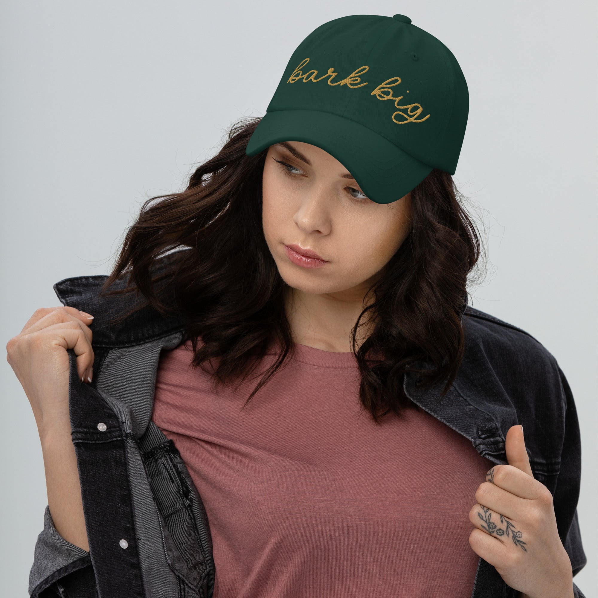 Choose Your Phrase Saint Bernard Dog Embroidered Dad Hat - Lucy + Norman