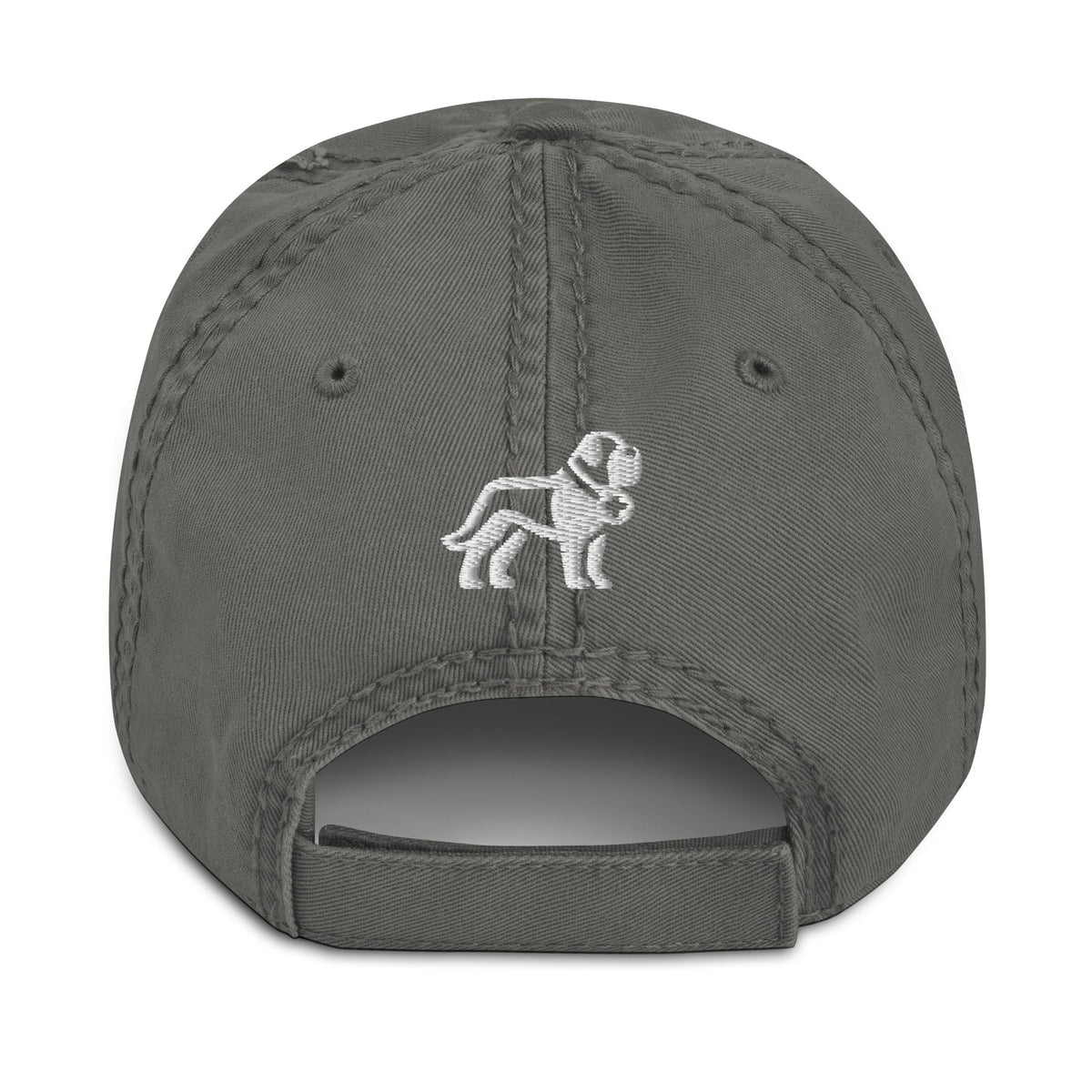 Choose Your Phrase Saint Bernard Embroidered Distressed Hat - Lucy + Norman