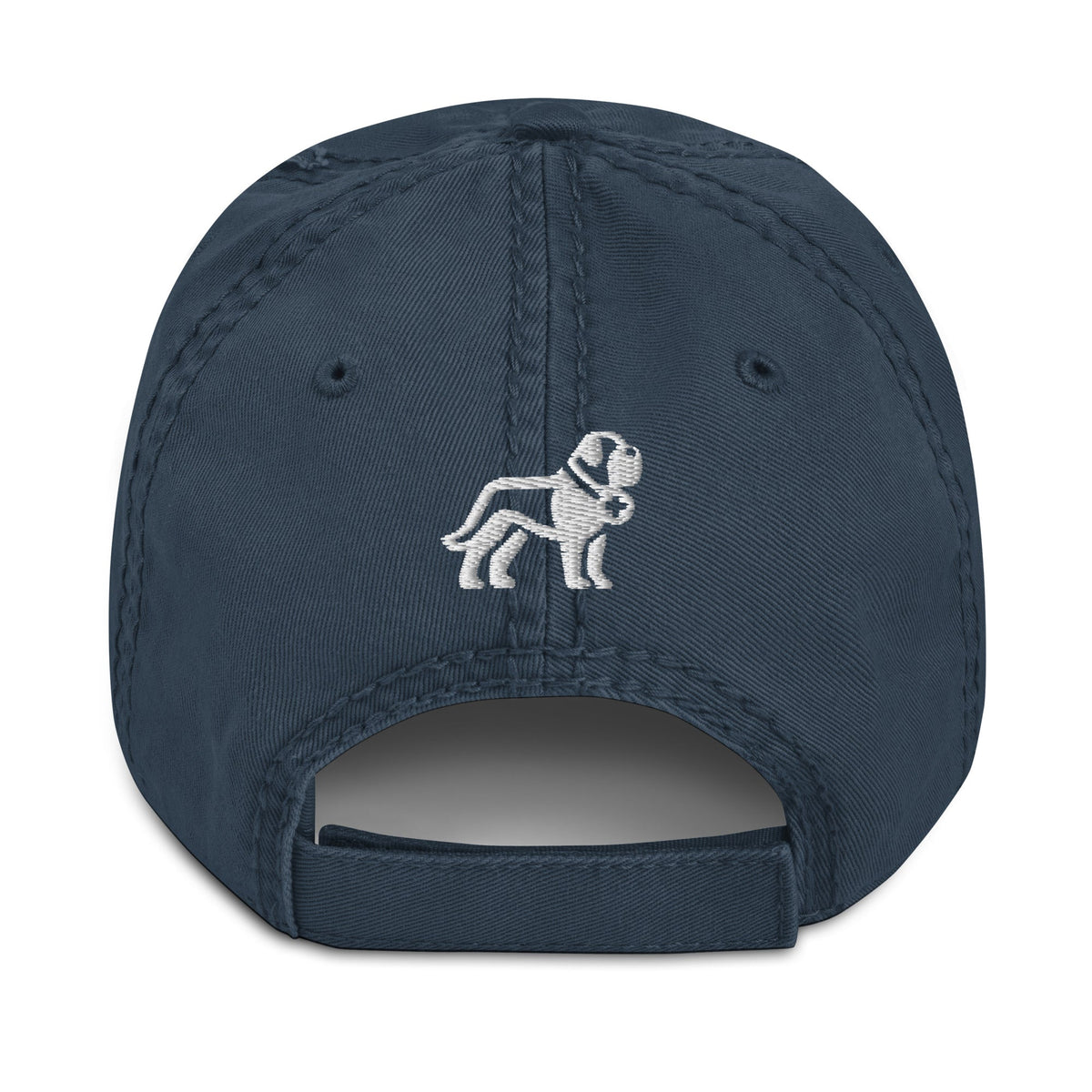 Choose Your Phrase Saint Bernard Embroidered Distressed Hat - Lucy + Norman