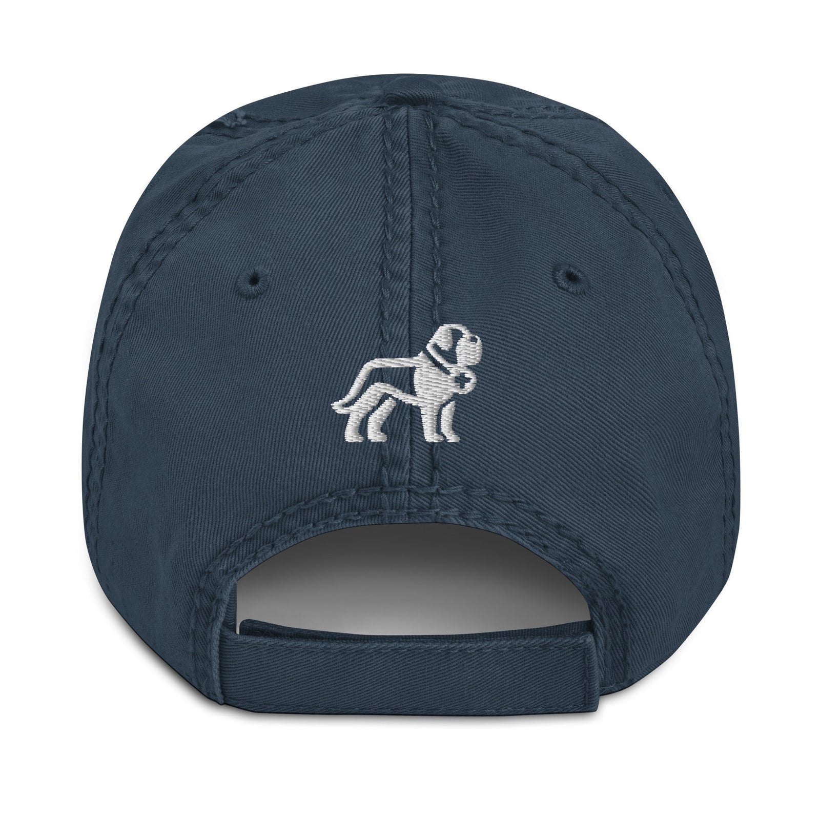 Choose Your Phrase Saint Bernard Embroidered Distressed Hat - Lucy + Norman