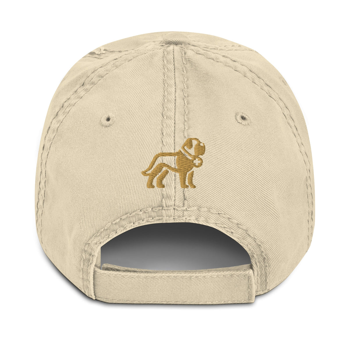 Choose Your Phrase Saint Bernard Embroidered Distressed Hat - Lucy + Norman