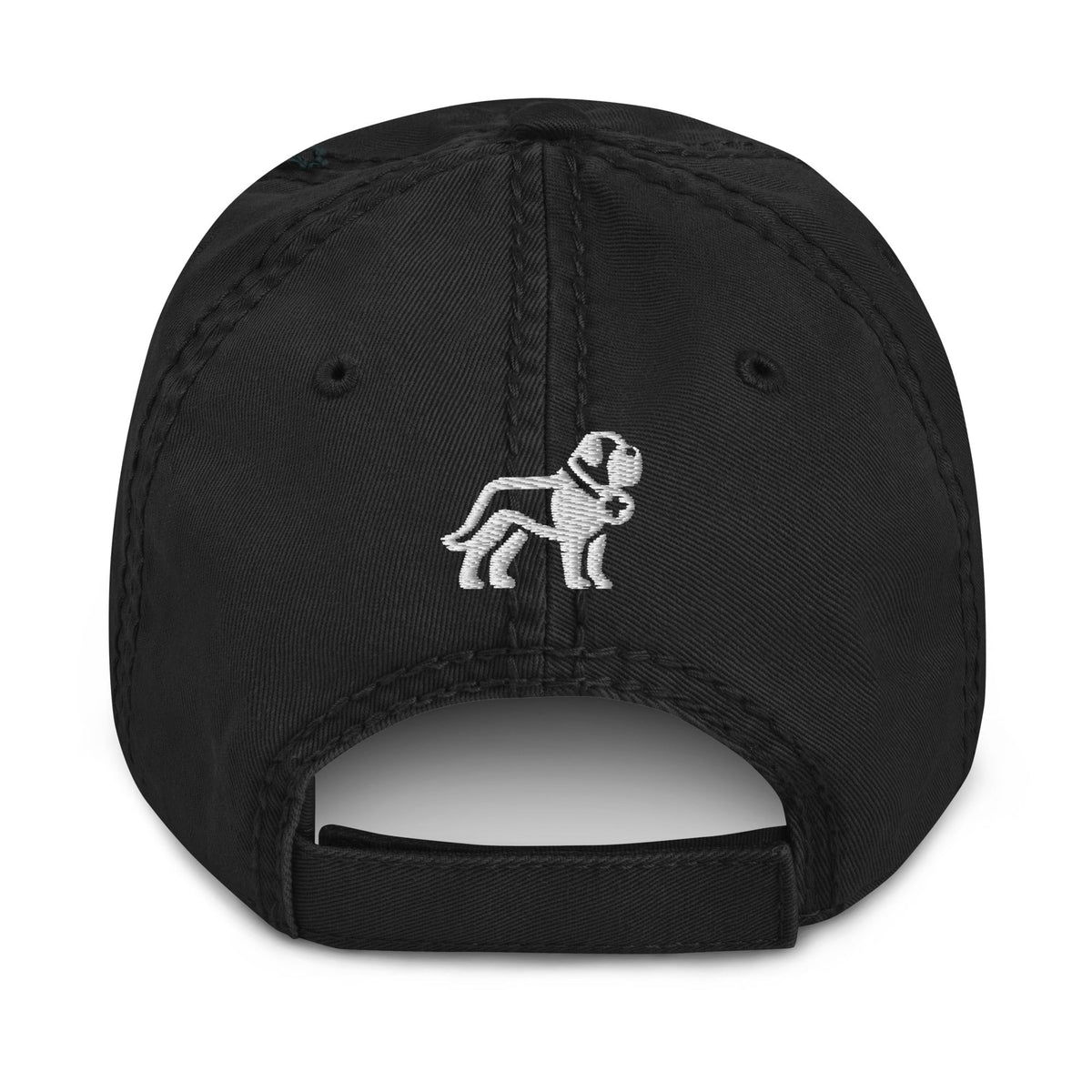 Choose Your Phrase Saint Bernard Embroidered Distressed Hat - Lucy + Norman