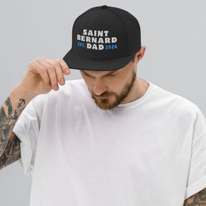 Saint Bernard Dad Est. Date Snapback Hat