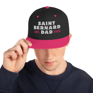 Saint Bernard Dad Est. Date Snapback Hat