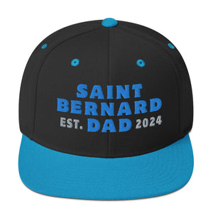 Saint Bernard Dad Est. Date Snapback Hat