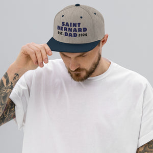 Saint Bernard Dad Est. Date Snapback Hat