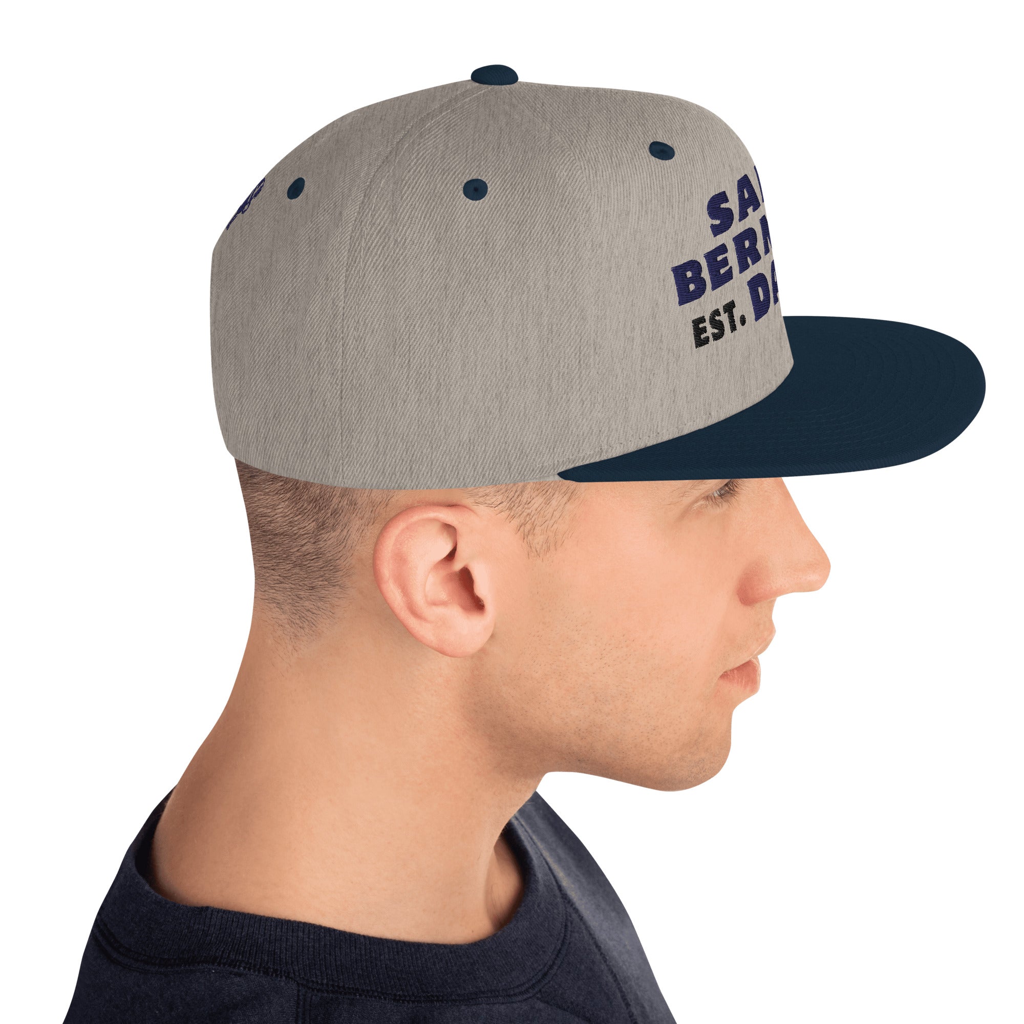 Saint Bernard Dad Est. Date Snapback Hat