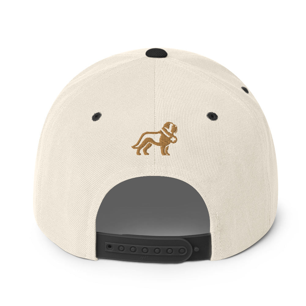 Saint Bernard Dad Est. Date Snapback Hat