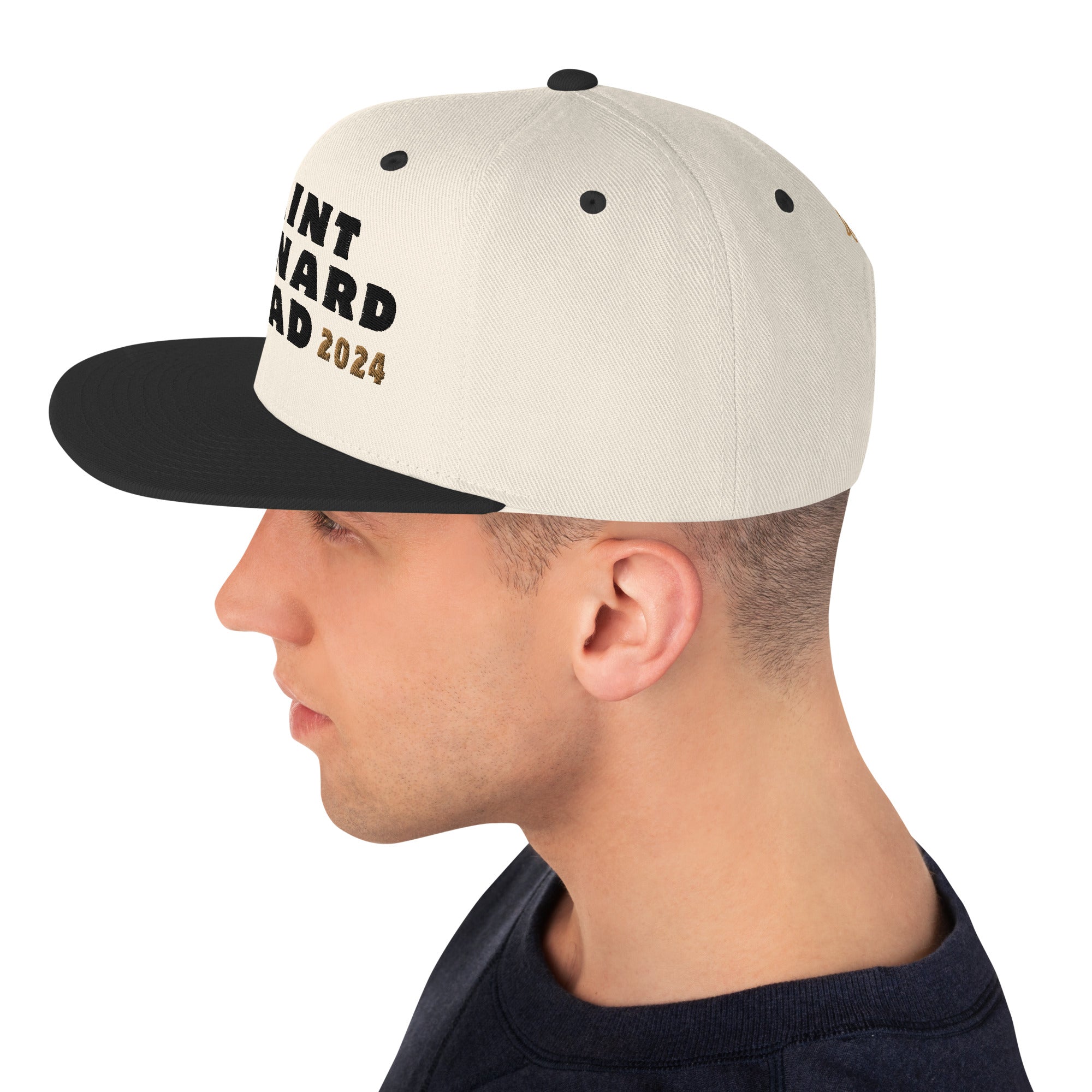 Saint Bernard Dad Est. Date Snapback Hat