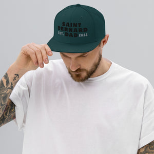 Saint Bernard Dad Est. Date Snapback Hat