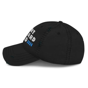 Saint Bernard Dog Dad Est. Date Distressed Dad Hat - Lucy + Norman