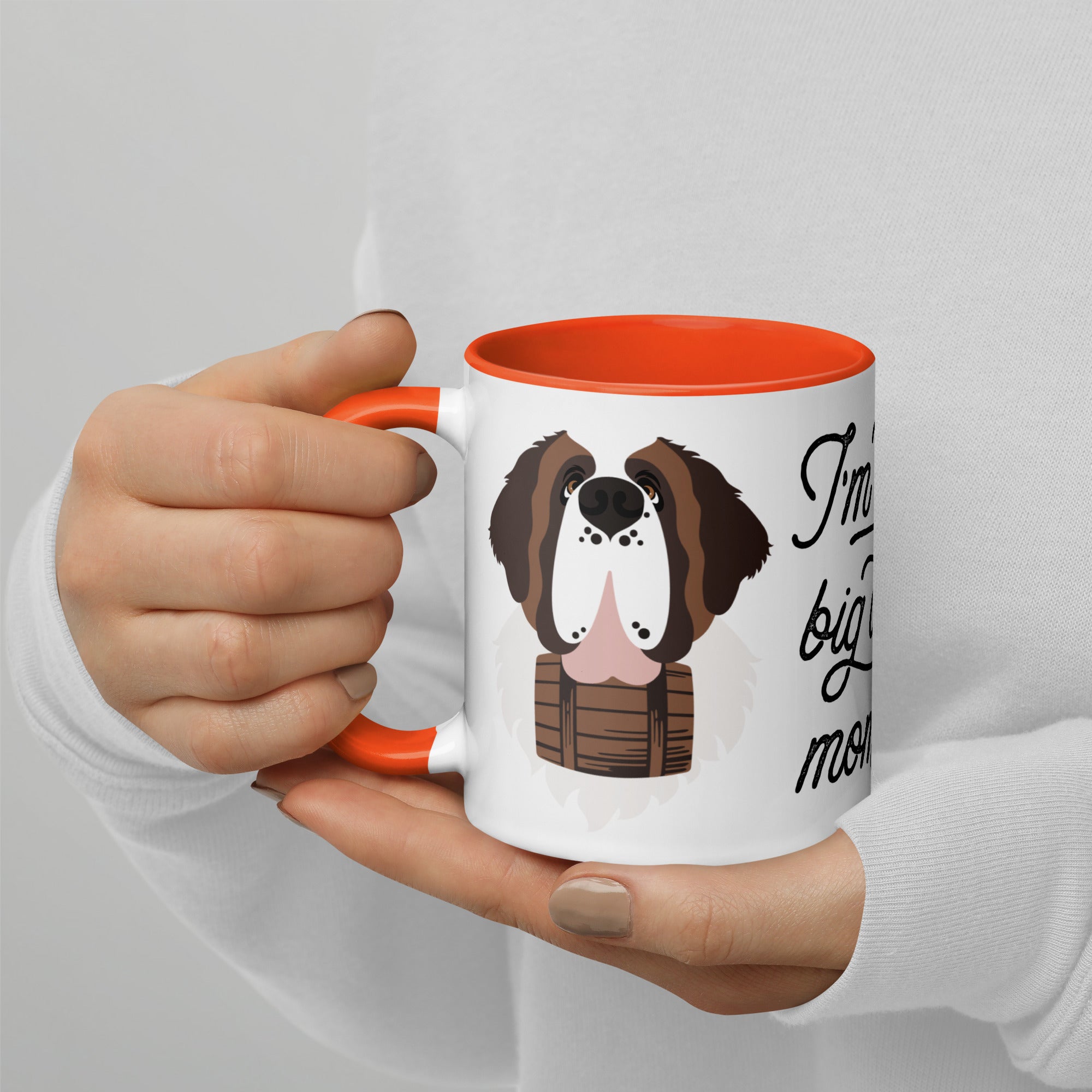 Doing Big Dog Mom Shit Mug + Color Inside