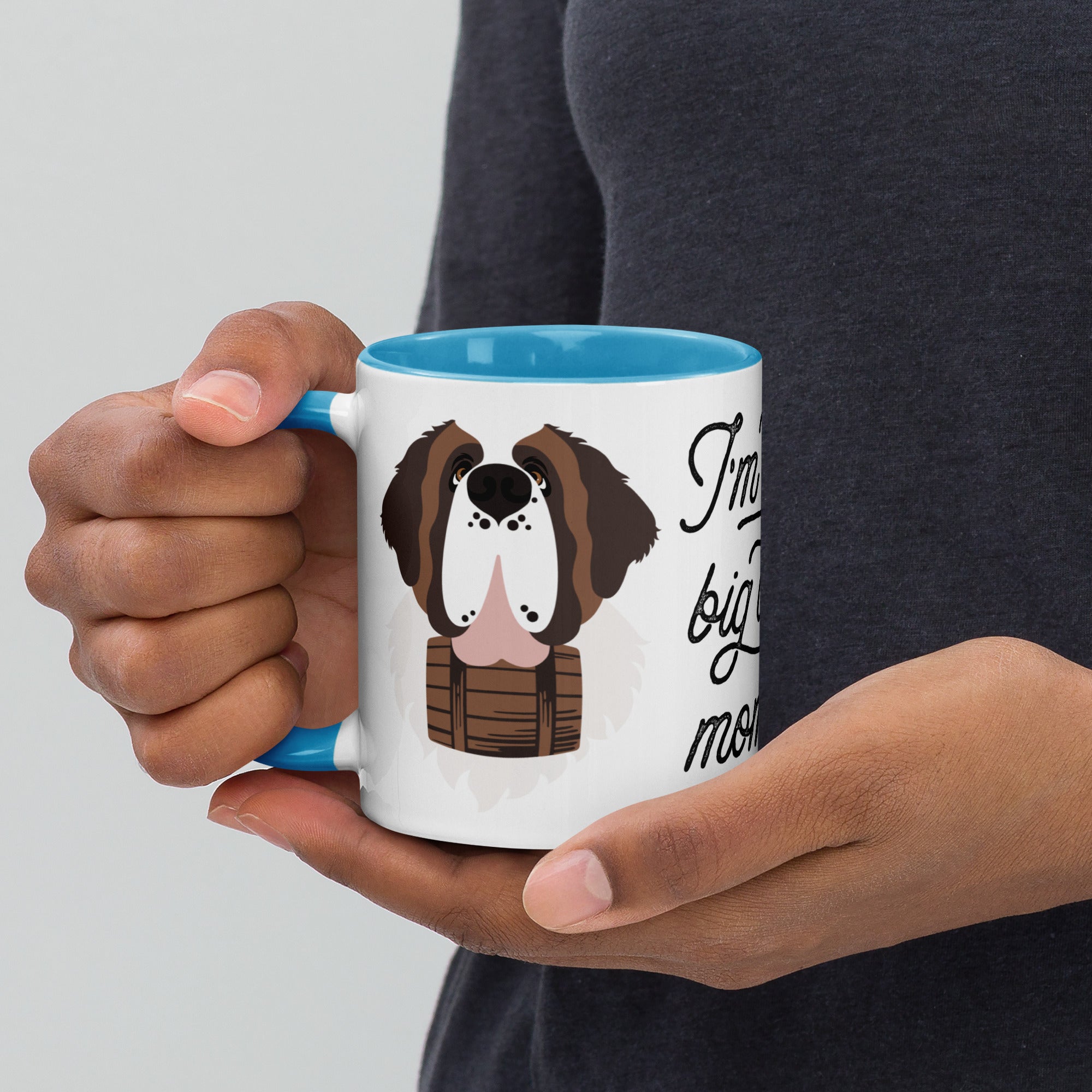 Doing Big Dog Mom Shit Mug + Color Inside