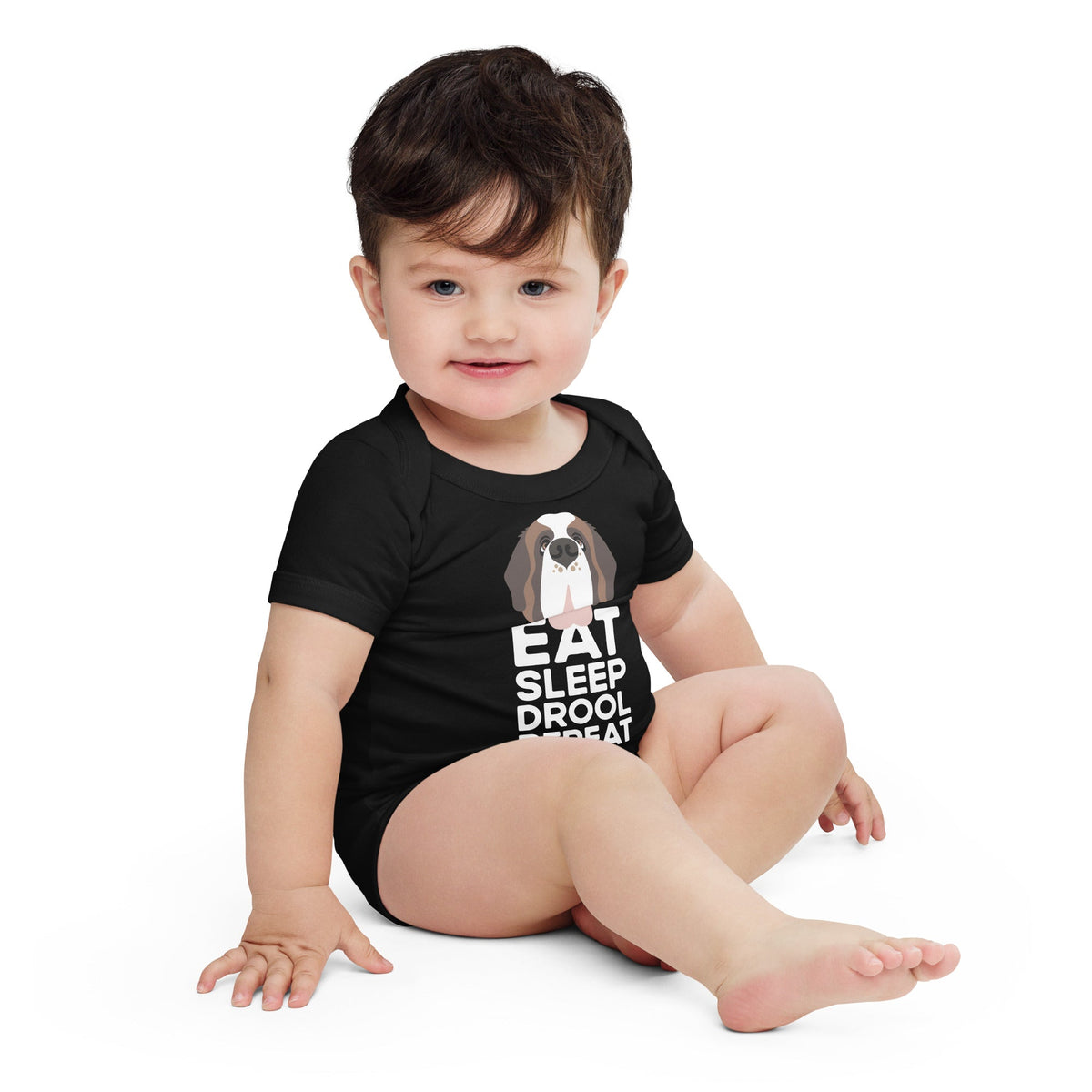 Eat Sleep Drool Repeat Baby Bodysuit - Lucy + Norman