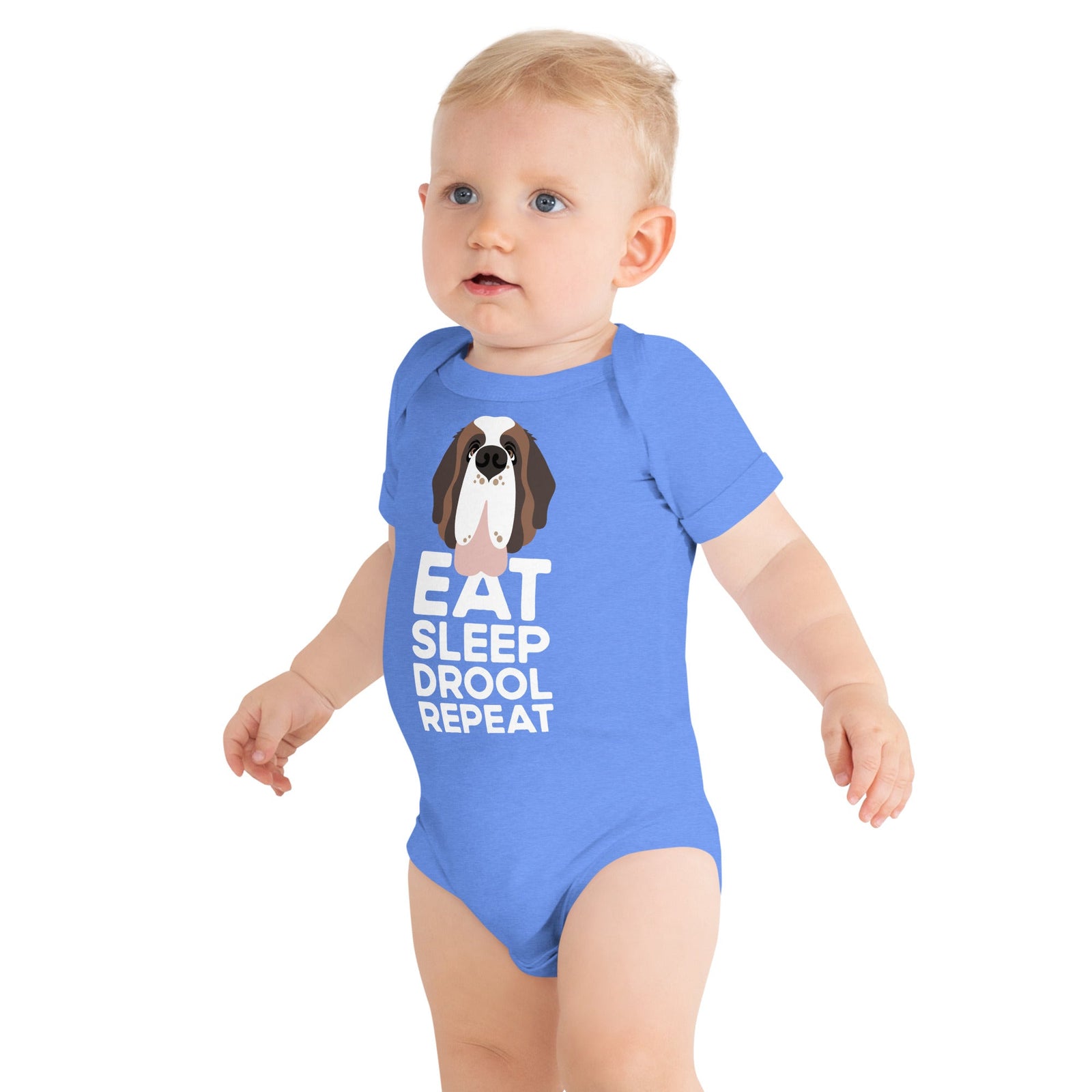 Eat Sleep Drool Repeat Baby Bodysuit - Lucy + Norman