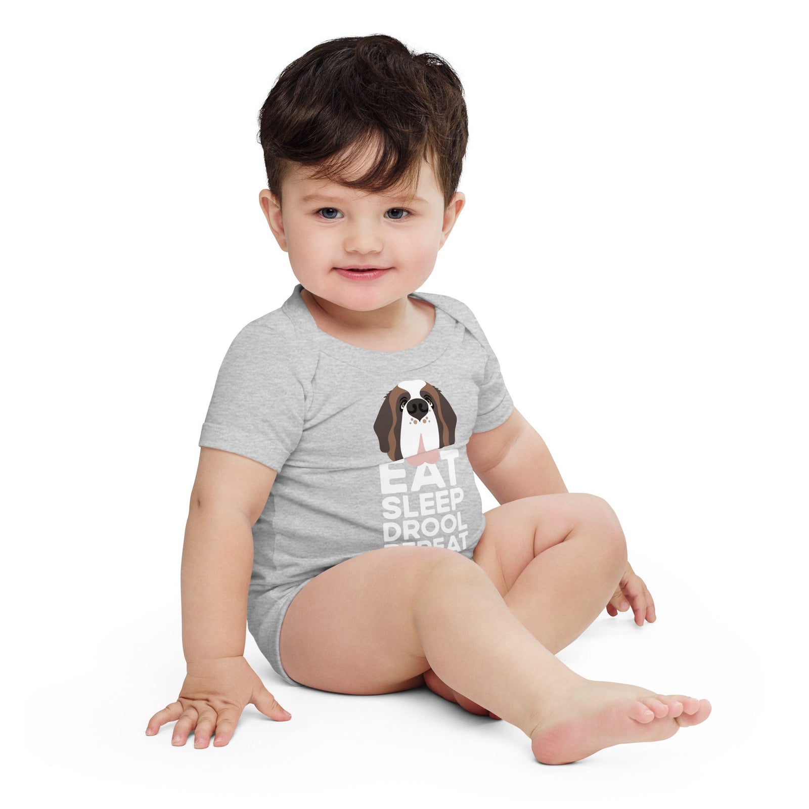 Eat Sleep Drool Repeat Baby Bodysuit - Lucy + Norman