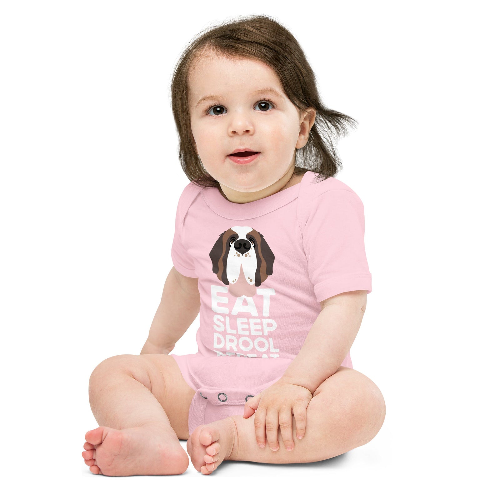 Eat Sleep Drool Repeat Baby Bodysuit - Lucy + Norman