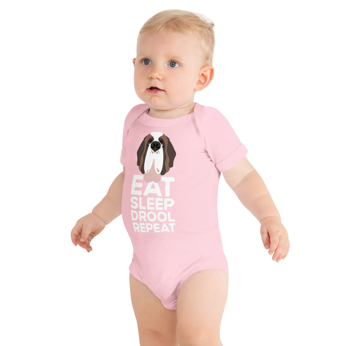 Eat Sleep Drool Repeat Baby Bodysuit - Lucy + Norman