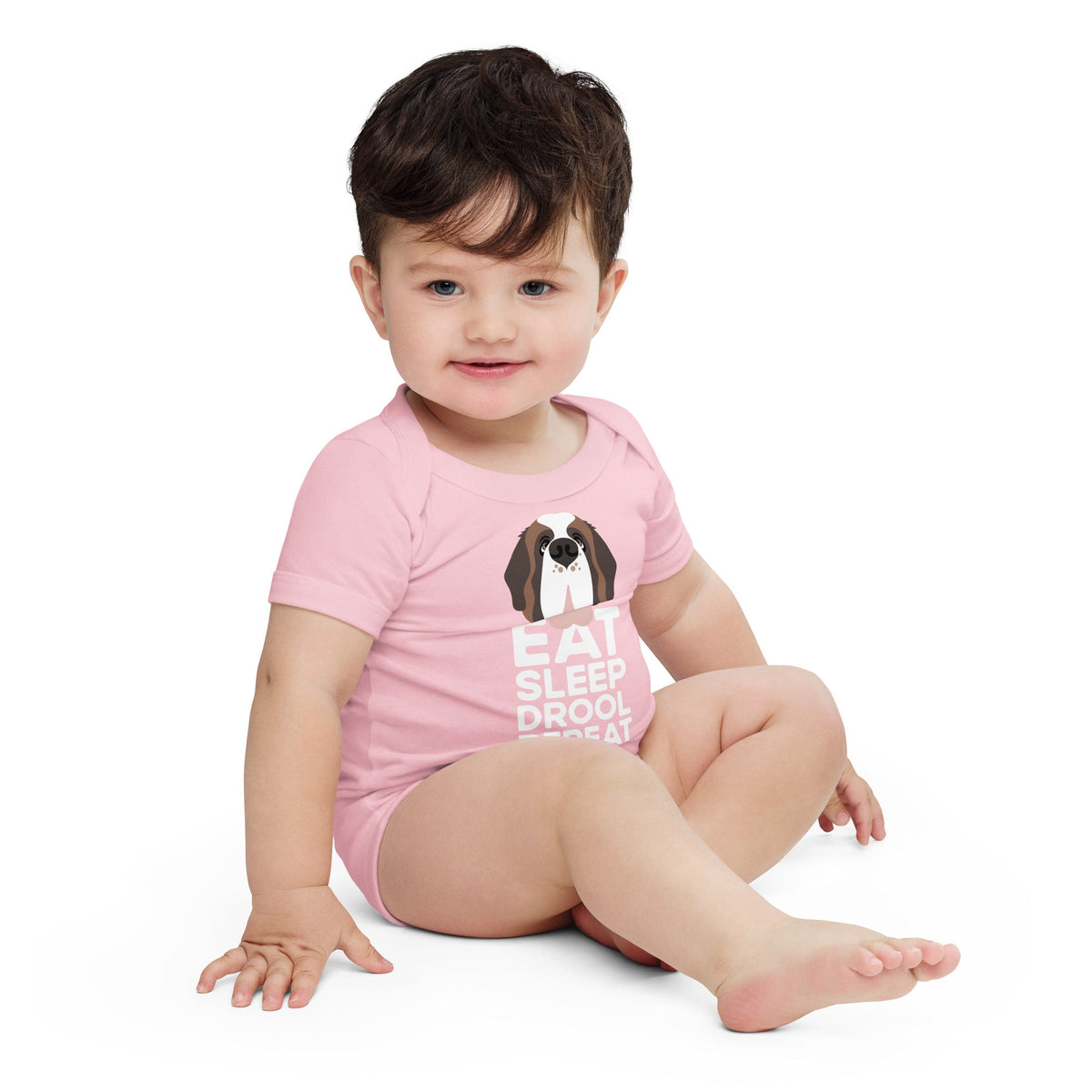 Eat Sleep Drool Repeat Baby Bodysuit - Lucy + Norman