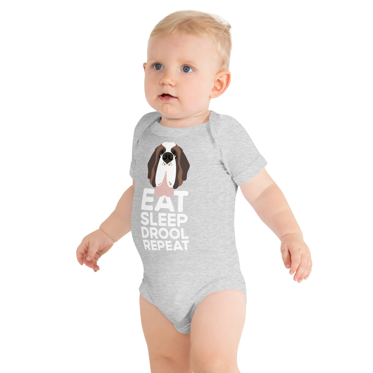 Eat Sleep Drool Repeat Baby Bodysuit - Lucy + Norman