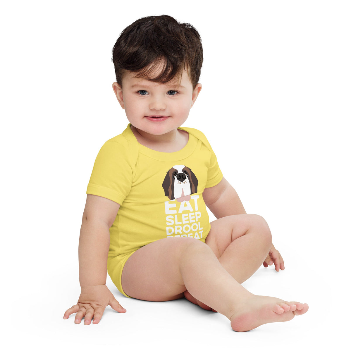 Eat Sleep Drool Repeat Baby Bodysuit - Lucy + Norman