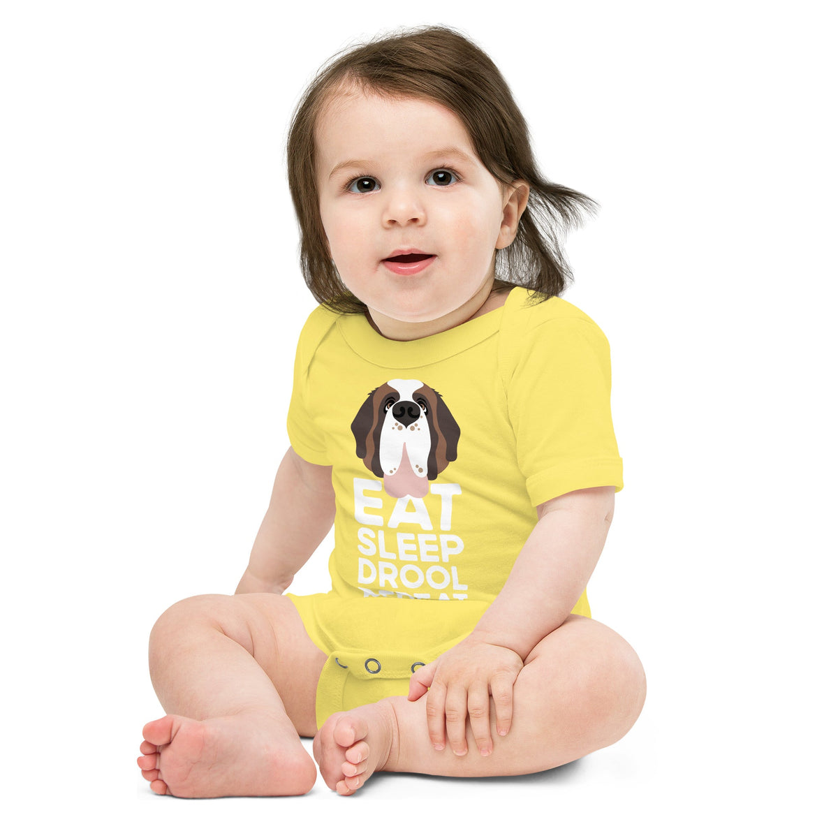 Eat Sleep Drool Repeat Baby Bodysuit - Lucy + Norman