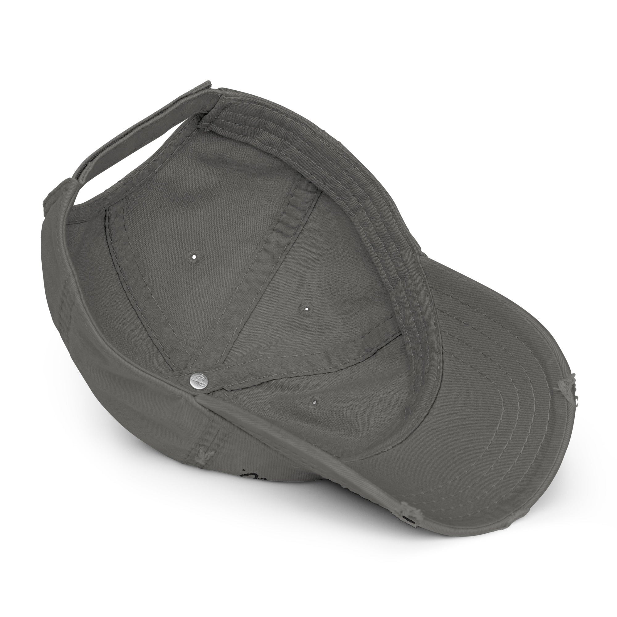 Choose Your Phrase Saint Bernard Embroidered Distressed Hat