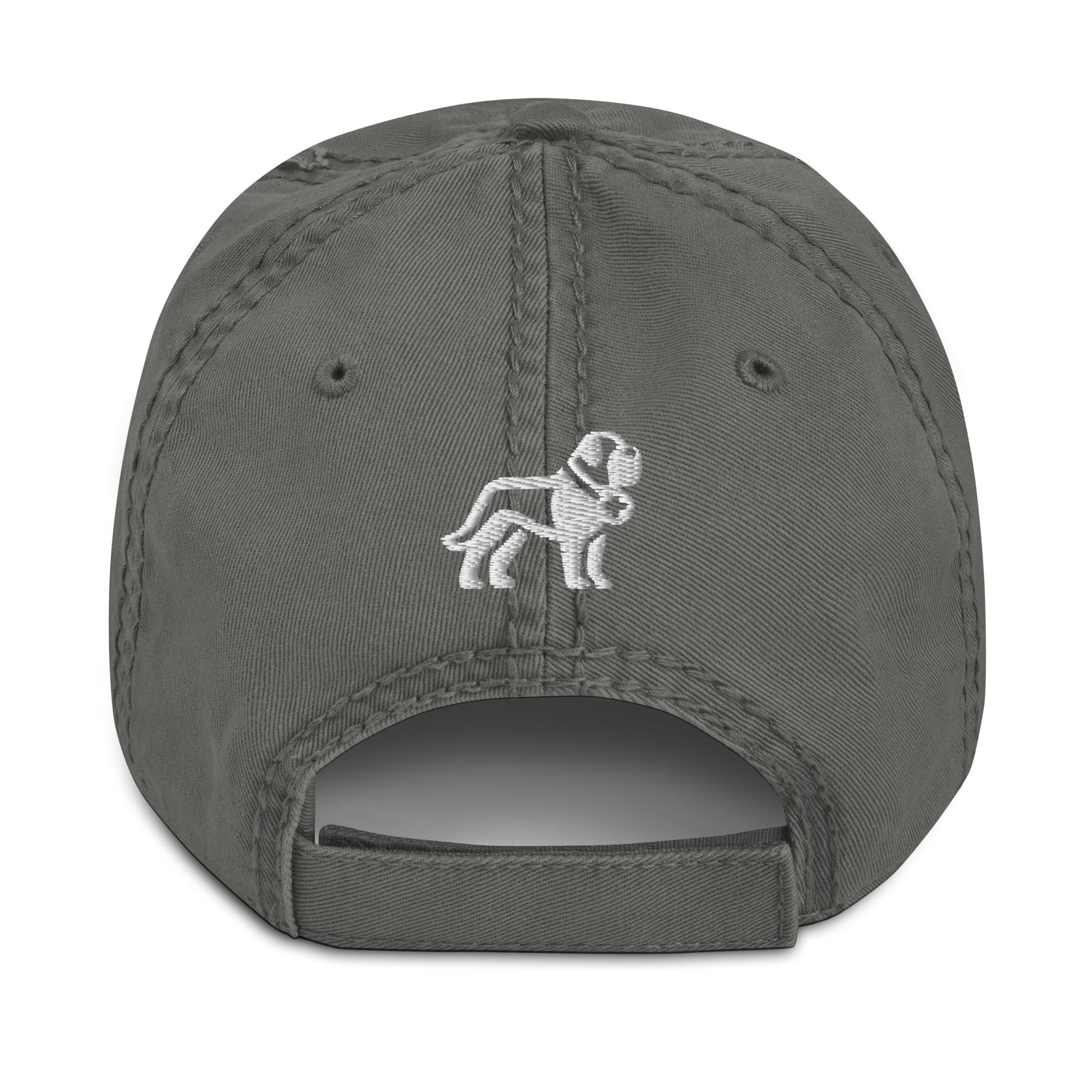 Choose Your Phrase Saint Bernard Embroidered Distressed Hat