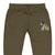 Embroidered Saint Bernard Fleece Sweatpants - Lucy + Norman