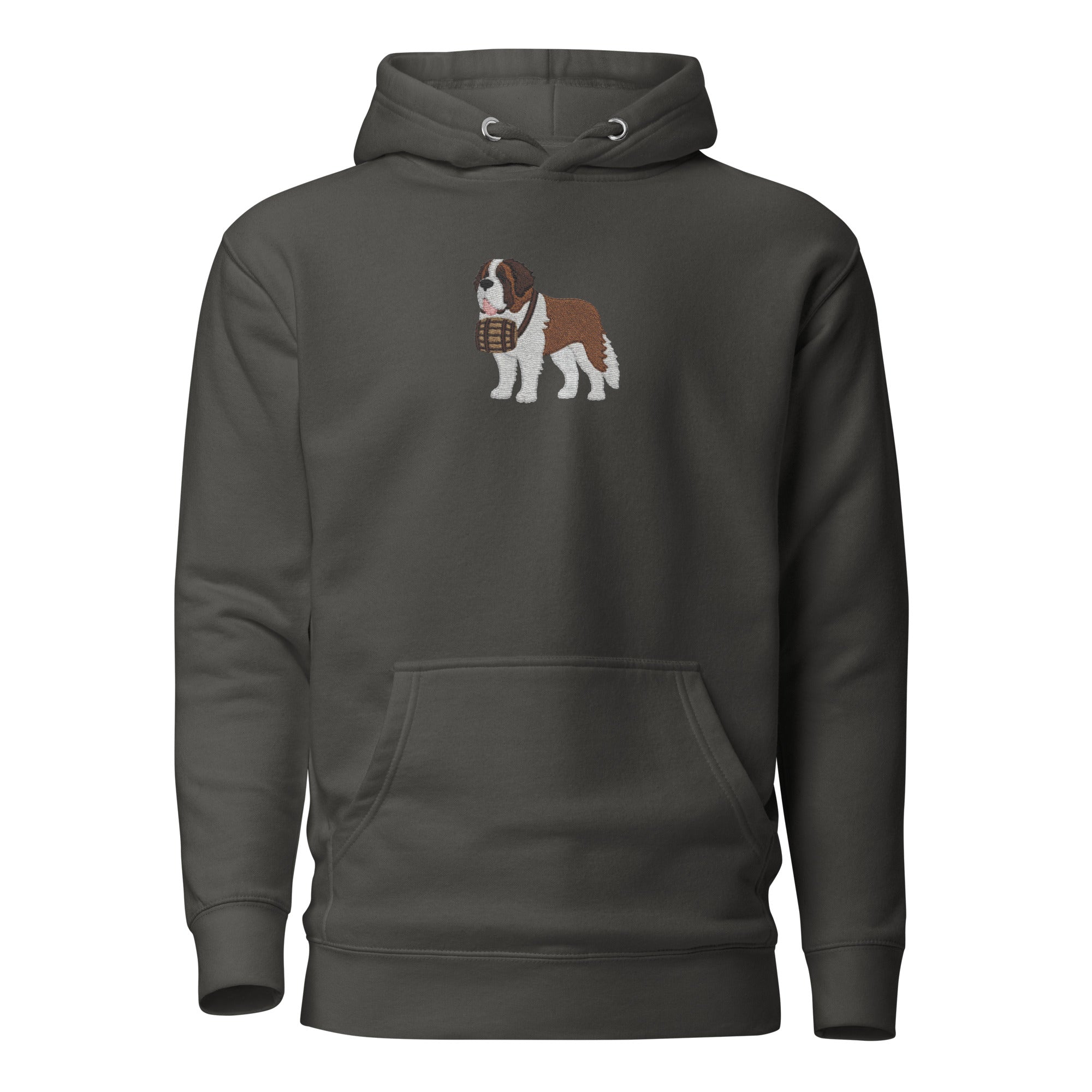 Embroidered Saint Bernard Hoodie - Lucy + Norman
