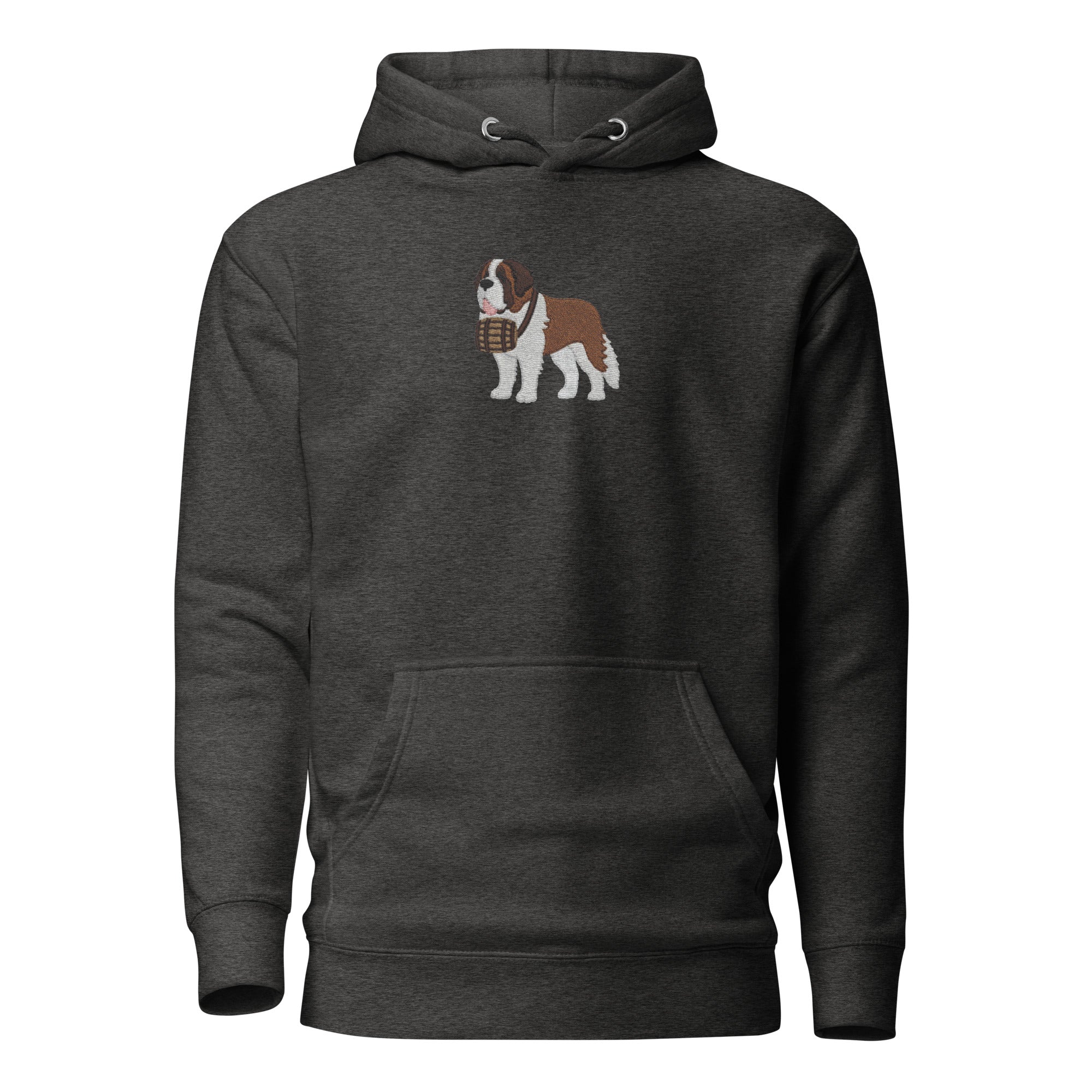 Embroidered Saint Bernard Hoodie - Lucy + Norman