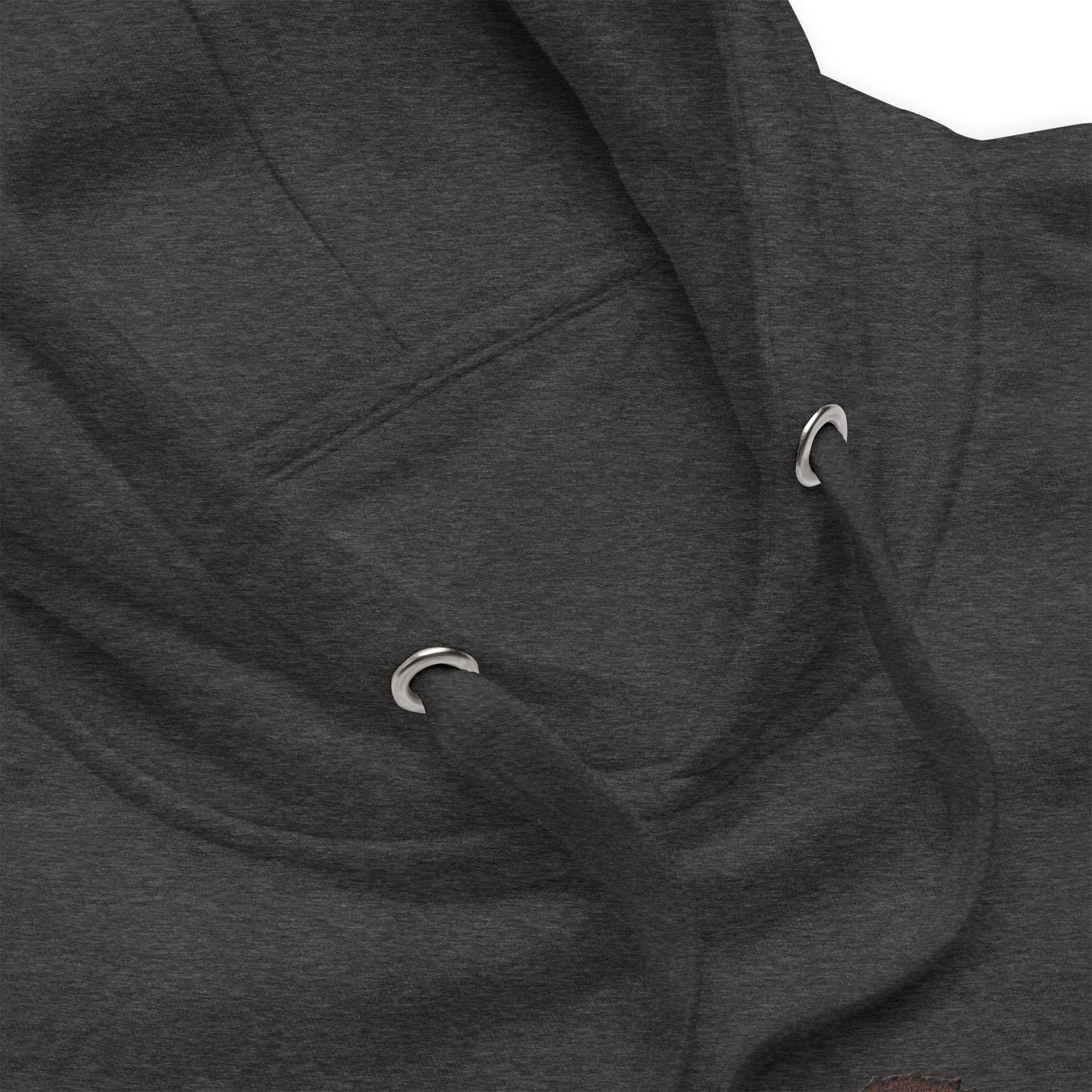 Premium hoodie embroidered with a detailed Saint Bernard with a barrel around its neck by Lucy and Norman.