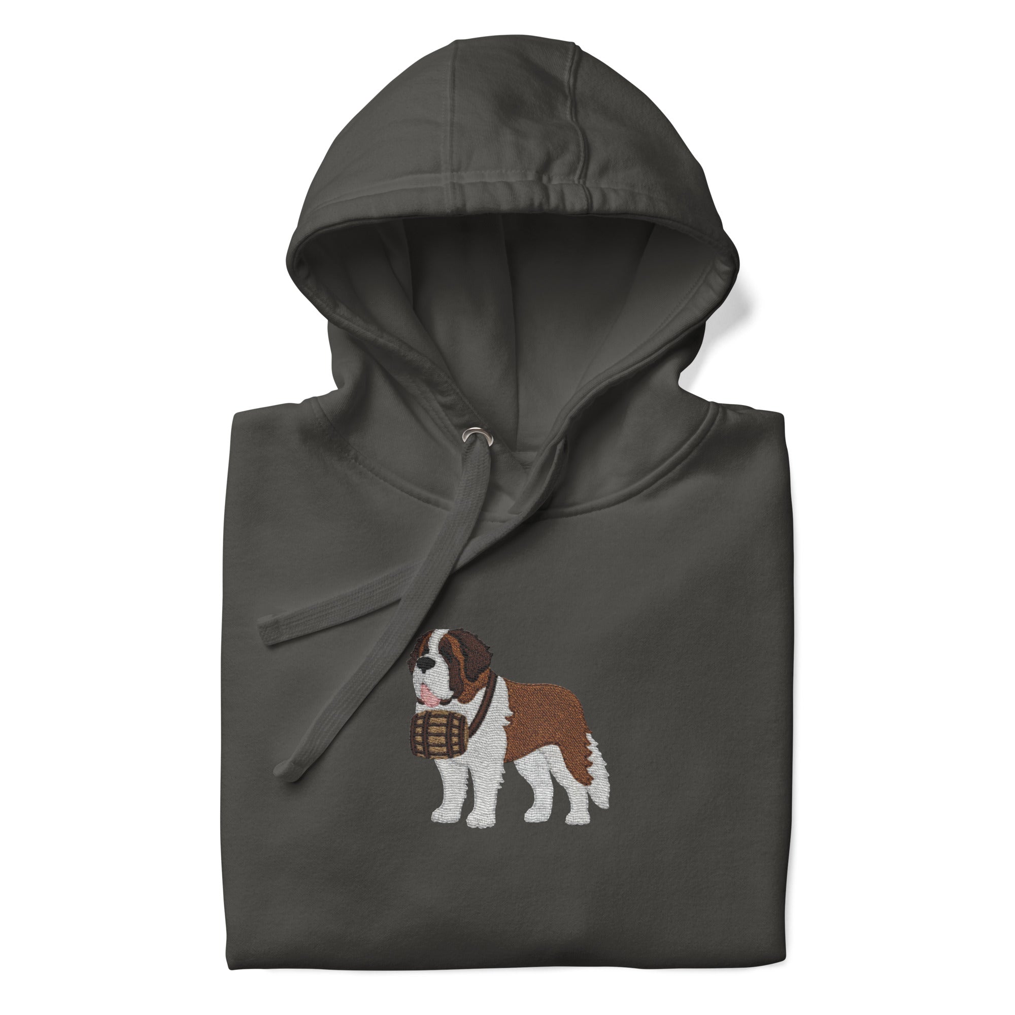 Embroidered Saint Bernard Hoodie - Lucy + Norman