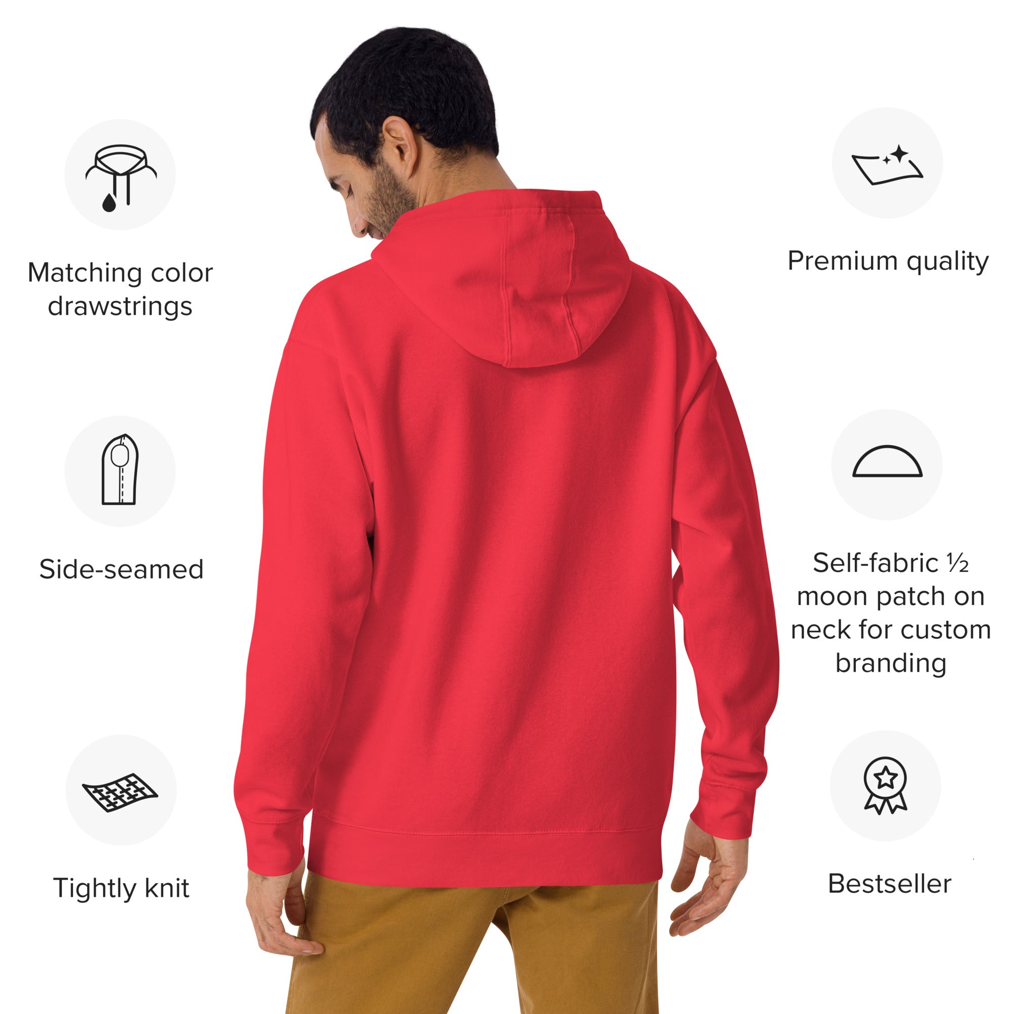Embroidered Saint Bernard Hoodie - Lucy + Norman