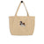Embroidered Saint Bernard Large Organic Tote Bag - Lucy + Norman