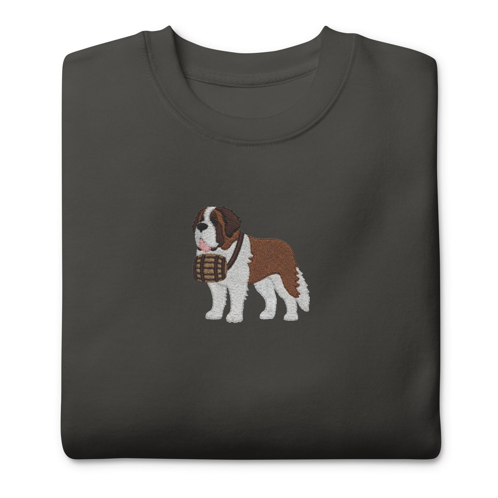 Embroidered Saint Bernard Sweatshirt - Lucy + Norman