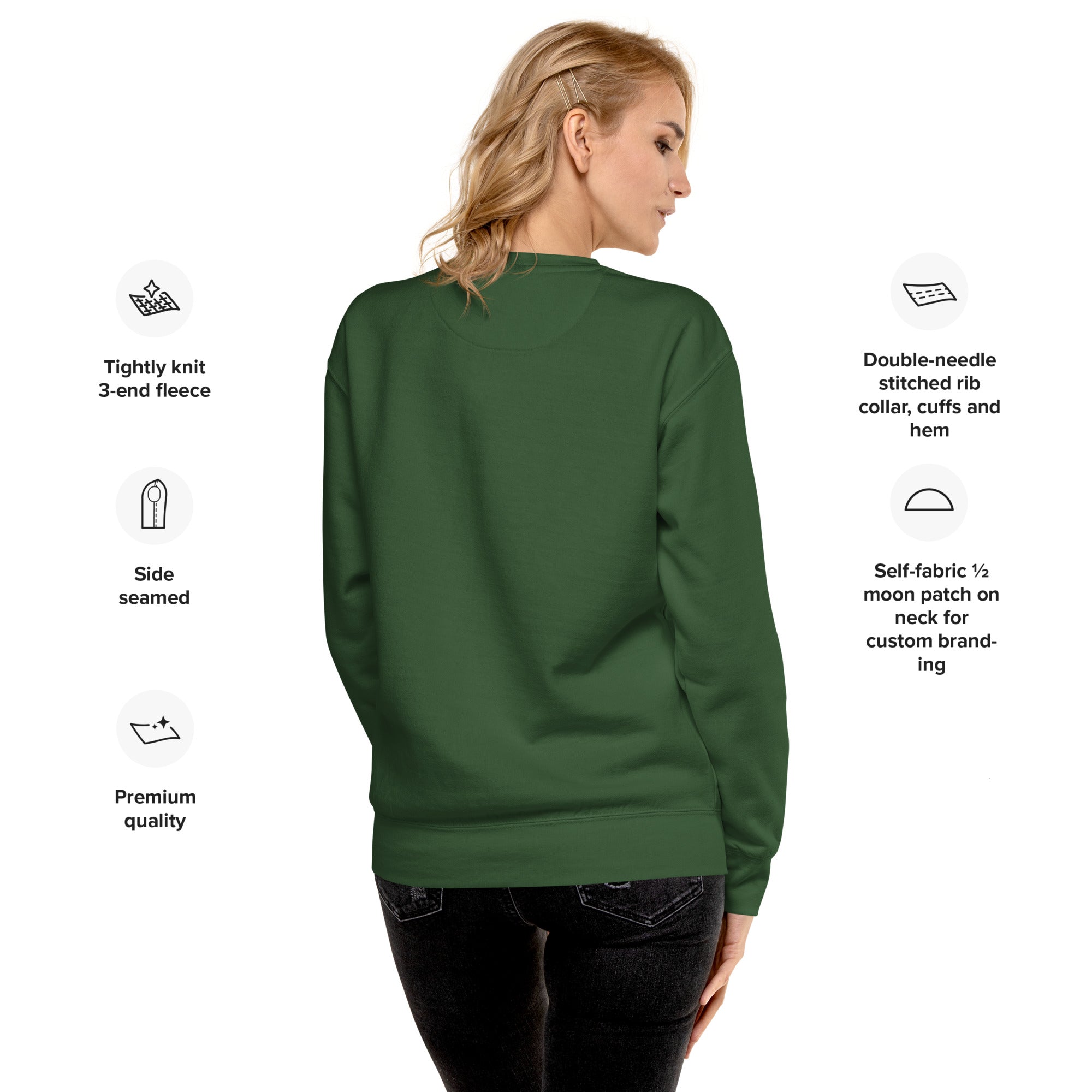 Embroidered Saint Bernard Sweatshirt - Lucy + Norman