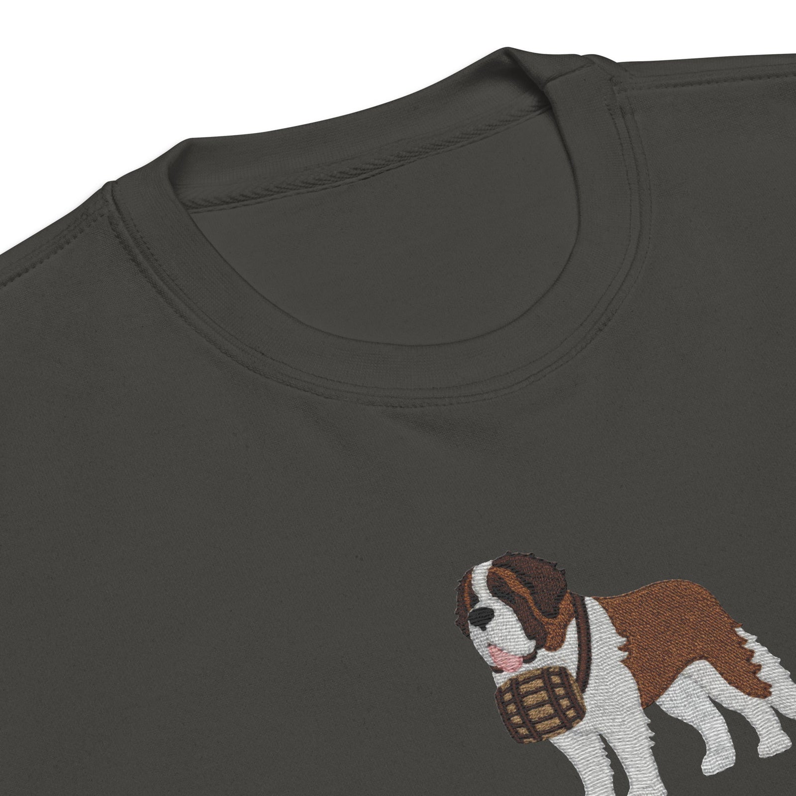 Embroidered Saint Bernard Sweatshirt - Lucy + Norman